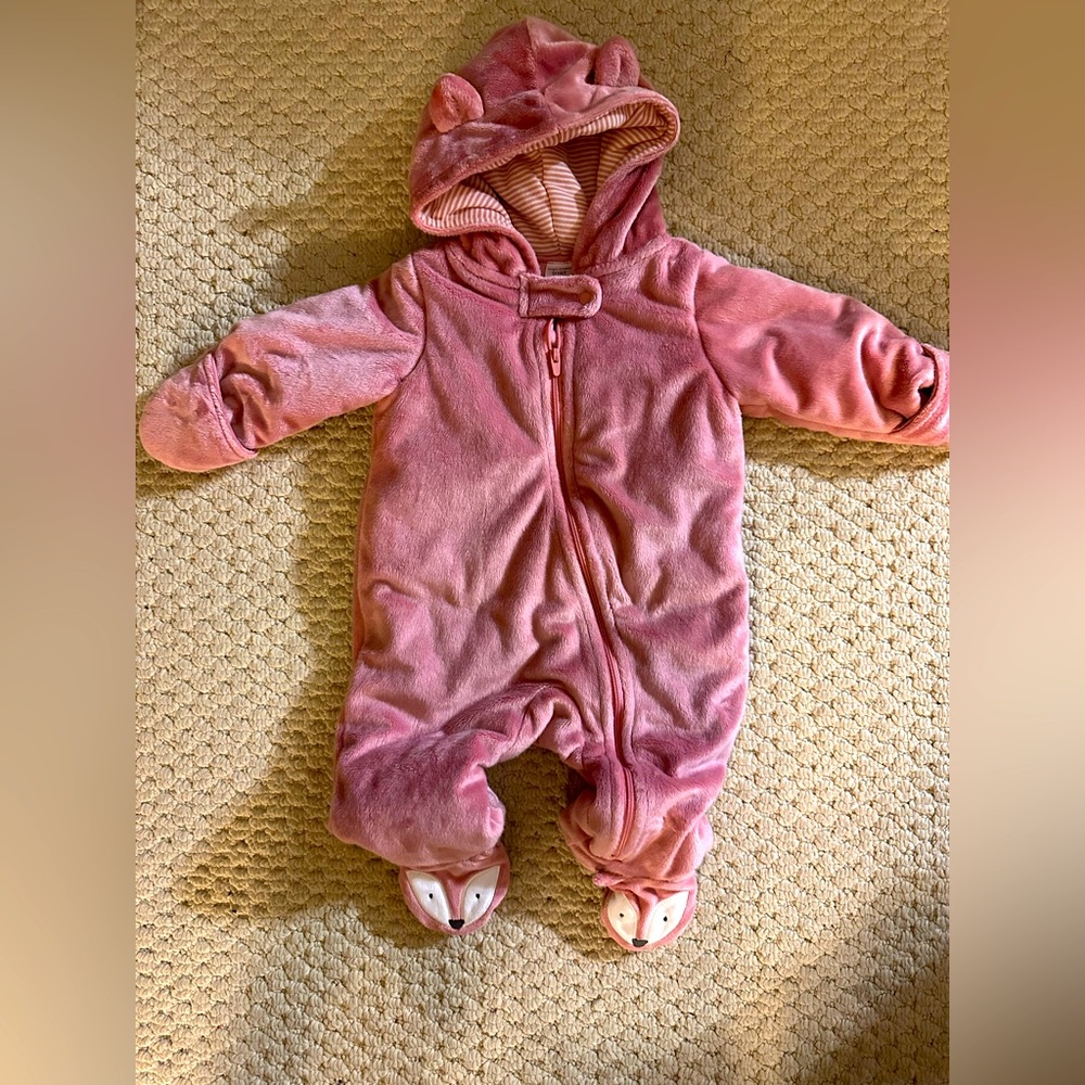6mo Fox snowsuit